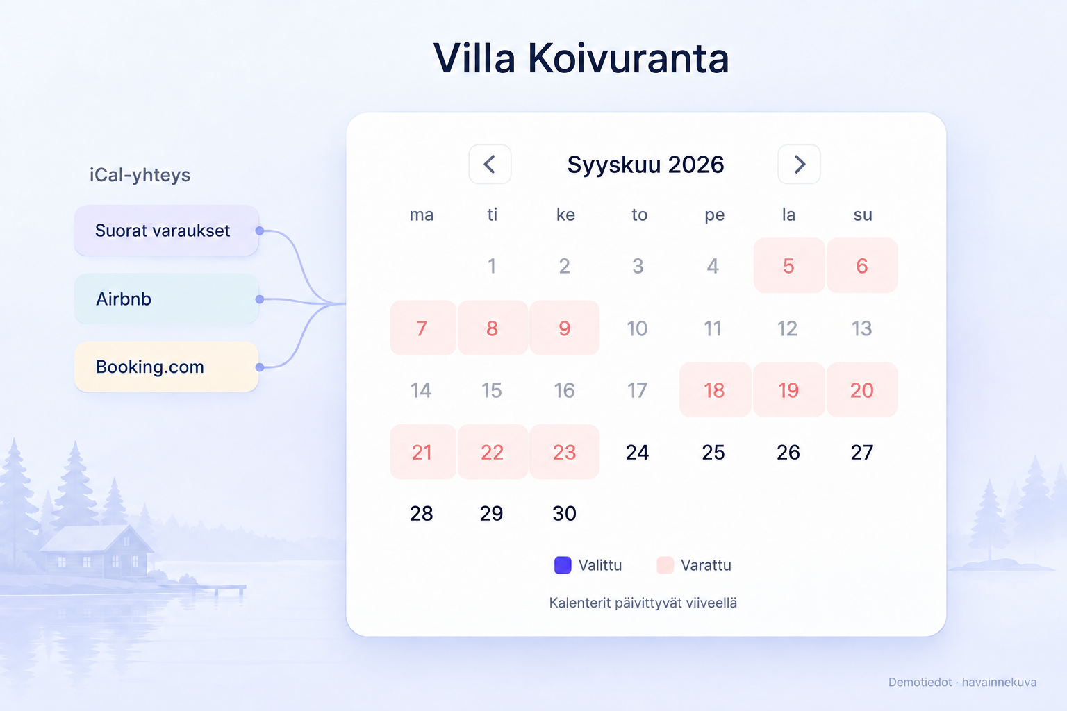 Kalenterit ajan tasalla iCal-synkronoinnilla